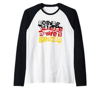 Hombre Funny Germany Nada me Asusta Mi Esposa es Alemana Camiseta Manga Raglan