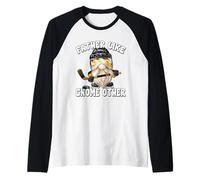 Hombre Funny Grandpa Ice Hockey GNOME Graphic For Men and Best Dad Camiseta Manga Raglan