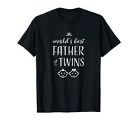 Hombre Funny World's Best Father of Boy Girl Twins - Camiseta de regalo Camiseta