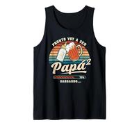 Hombre Futuro Papá 2 Anuncio Bebé En Camino Cargando Camiseta sin Mangas