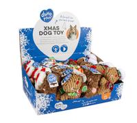 Hombre galleta de peluche de Navidad con sonido para perro - Duvo Plus