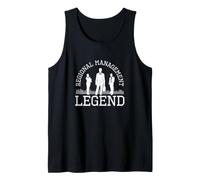 Hombre Gestión Regional Leyenda Gerente Regional Divertido Gerente Regional Camiseta sin Mangas