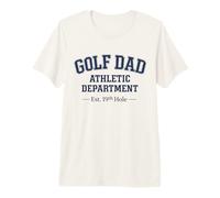 Hombre Golf Dad Athletic Department Día del Padre Gráfico de la paternidad Camiseta Premium