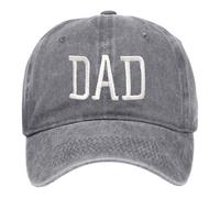 Hombre Gorra de béisbol Gorras de Hombre Ajustable Transpirable Verano Cap para Al Aire Libre (Grey, One Size)