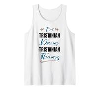 Hombre Gracioso Soy Tristaniano Haciendo Cosas de Tristan Da Cunha Camiseta sin Mangas