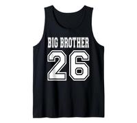 Hombre Gran Hermano 2026 Baby Shower Sorpresa Revelación de Género Niños Camiseta sin Mangas