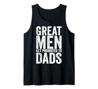 Hombre Grandes hombres son ascendidos a papás Funny First Time Father 2025 Camiseta sin Mangas