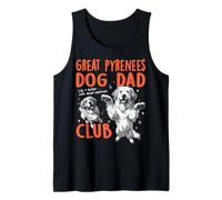 Hombre Great Pyrenees Dog Dad Club Hombres Día del Padre Camiseta sin Mangas