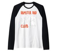 Hombre Hamster Dad Club Hammy Hombres Día del Padre Camiseta Manga Raglan