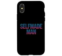 Hombre hecho a sí mismo Orgullo transgénero Identidad fuerte empoderada Carcasa para iPhone X/XS