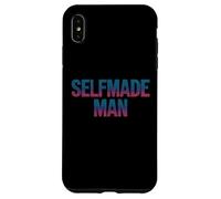 Hombre hecho a sí mismo Orgullo transgénero Identidad fuerte empoderada Carcasa para iPhone XS Max