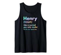 Hombre Henry Like A Normal Guy Only Cooler Legend King Nombre Camiseta sin Mangas