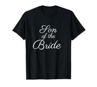 Hombre Hijo de la Novia, Boda & Novia, White Script Font Camiseta