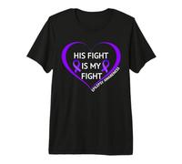 Hombre His Fight Is My Fight Epilepsy Awareness Month 2027 Camiseta Premium