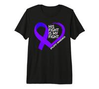 Hombre His Fight Is My Fight Epilepsy Awareness Month 2027 Camiseta Premium