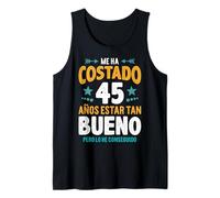 Hombre Hombre Ha Costado 45 Años Estar Bueno Regalo 45 Cumpleaños Camiseta sin Mangas