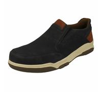 Hombre Hush Puppies Fletcher sin Cordones Zapatos Piel Casuales