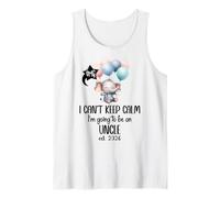 Hombre I Cant Keep Calm Im Going to Be an Uncle EST 2026 New Uncle Camiseta sin Mangas