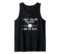 Hombre I Don't Follow The Beat I Am The Beat A Drum Player Baterista Camiseta sin Mangas