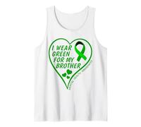 Hombre I Wear Green For My Brother - Mental Health Awareness 2026 Camiseta sin Mangas