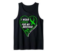 Hombre I Wear Green For My Brother - Mental Health Awareness 2026 Camiseta sin Mangas