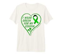 Hombre I Wear Green For My Cousin - Mental Health Awareness 2026 Camiseta Premium