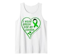 Hombre I Wear Green For My Cousin - Mental Health Awareness 2026 Camiseta sin Mangas