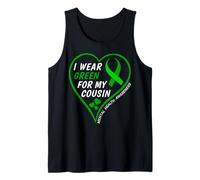 Hombre I Wear Green For My Cousin - Mental Health Awareness 2026 Camiseta sin Mangas
