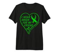 Hombre I Wear Green For My Friend - Mental Health Awareness 2026 Camiseta Premium