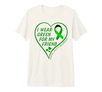 Hombre I Wear Green For My Friend - Mental Health Awareness 2026 Camiseta Premium