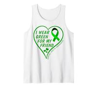 Hombre I Wear Green For My Friend - Mental Health Awareness 2026 Camiseta sin Mangas