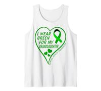 Hombre I Wear Green For My Granddaughter - Mental Health Awareness Camiseta sin Mangas