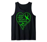 Hombre I Wear Green For My Granddaughter - Mental Health Awareness Camiseta sin Mangas