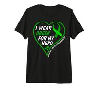 Hombre I Wear Green For My Hero - Mental Health Awareness Day 2026 Camiseta Premium