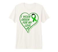 Hombre I Wear Green For My Love - Mental Health Awareness Day 2026 Camiseta Premium