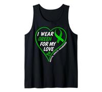 Hombre I Wear Green For My Love - Mental Health Awareness Day 2026 Camiseta sin Mangas