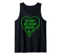 Hombre In May We Wear Green - Mental Health Awareness Month 2026 Camiseta sin Mangas