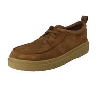 Hombre Informal Clarks ante Cuero Cordones Mocasin Zapatos Ligeros -