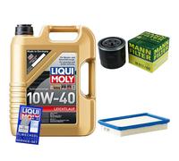 HOMBRE Inspección Set LIQUI MOLY 5L 10W-40 Para Hyundai Accent I 1.5i 12V