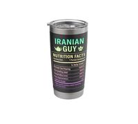 Hombre iraní orgulloso hombres y niños con raíces iraníes Vaso térmico de acero inoxidable de doble pared