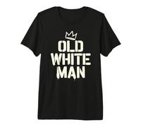 Hombre Ironic Old White Man Hombre Superhéroe Leyenda Camiseta Premium