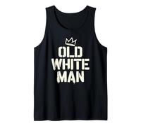 Hombre Ironic Old White Man Hombre Superhéroe Leyenda Camiseta sin Mangas