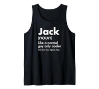 Hombre Jack Like A Normal Guy Only Cooler Legend King Nombre Camiseta sin Mangas