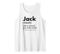 Hombre Jack Like A Normal Guy Only Cooler Legend King Nombre Camiseta sin Mangas