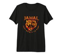 Hombre Jamal - Bonito Nombre de niño con Tigre: Sólo Quiere Jugar Camiseta Premium