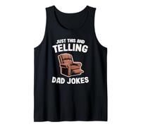 Hombre Just This and Telling Dad Jokes Sillón Hombre Humor Grandpa Camiseta sin Mangas