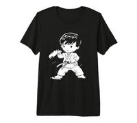 Hombre Karate Boy Comic Look Kumite para Niños Camiseta Premium