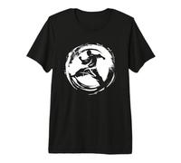 Hombre Karateka Sketch Artes Marciales Japonesas Camiseta Premium