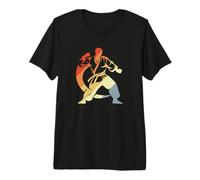 Hombre Karateka Sketch Vintage Defensa Personal Camiseta Premium