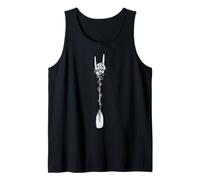 Hombre Kayak Kayak Paddle Canoa Canoa Retro Vintage 90s Alt Camiseta sin Mangas